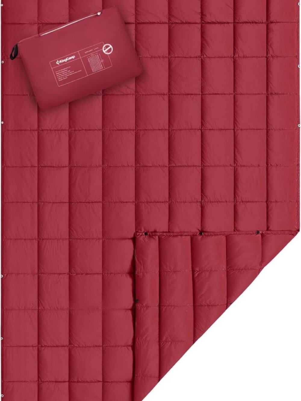 Ultralight Wearable Camping Blanket - Packable, Cozy 69” x 53” Outdoor Essential